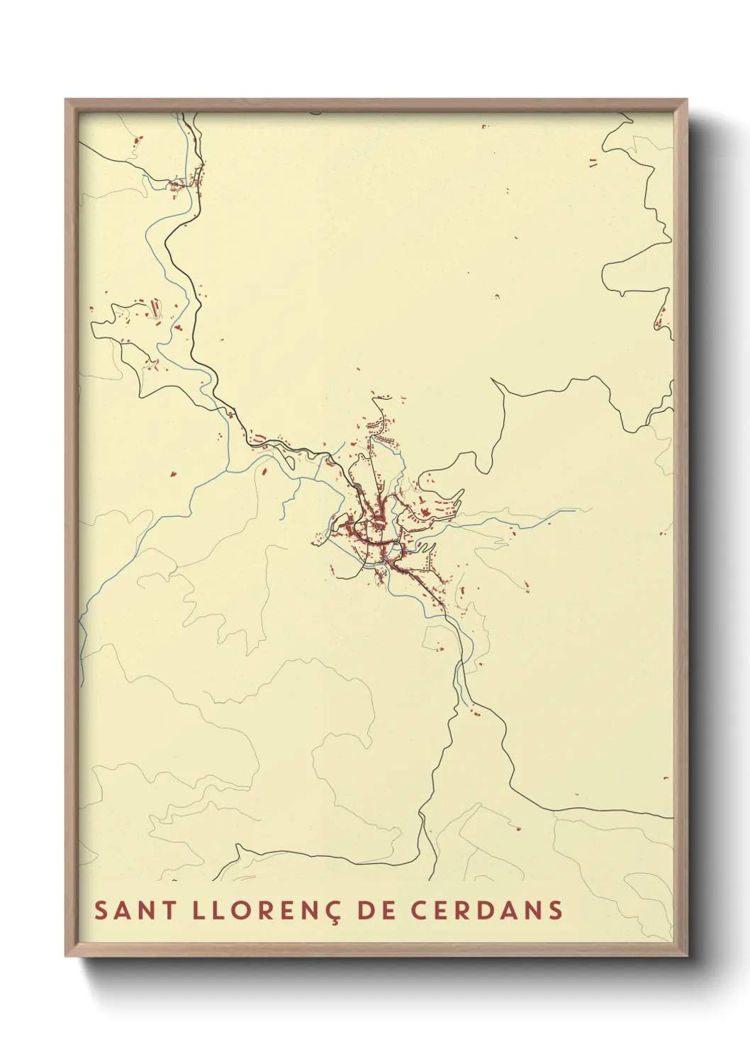 Un poster carteSant Llorenç de Cerdans