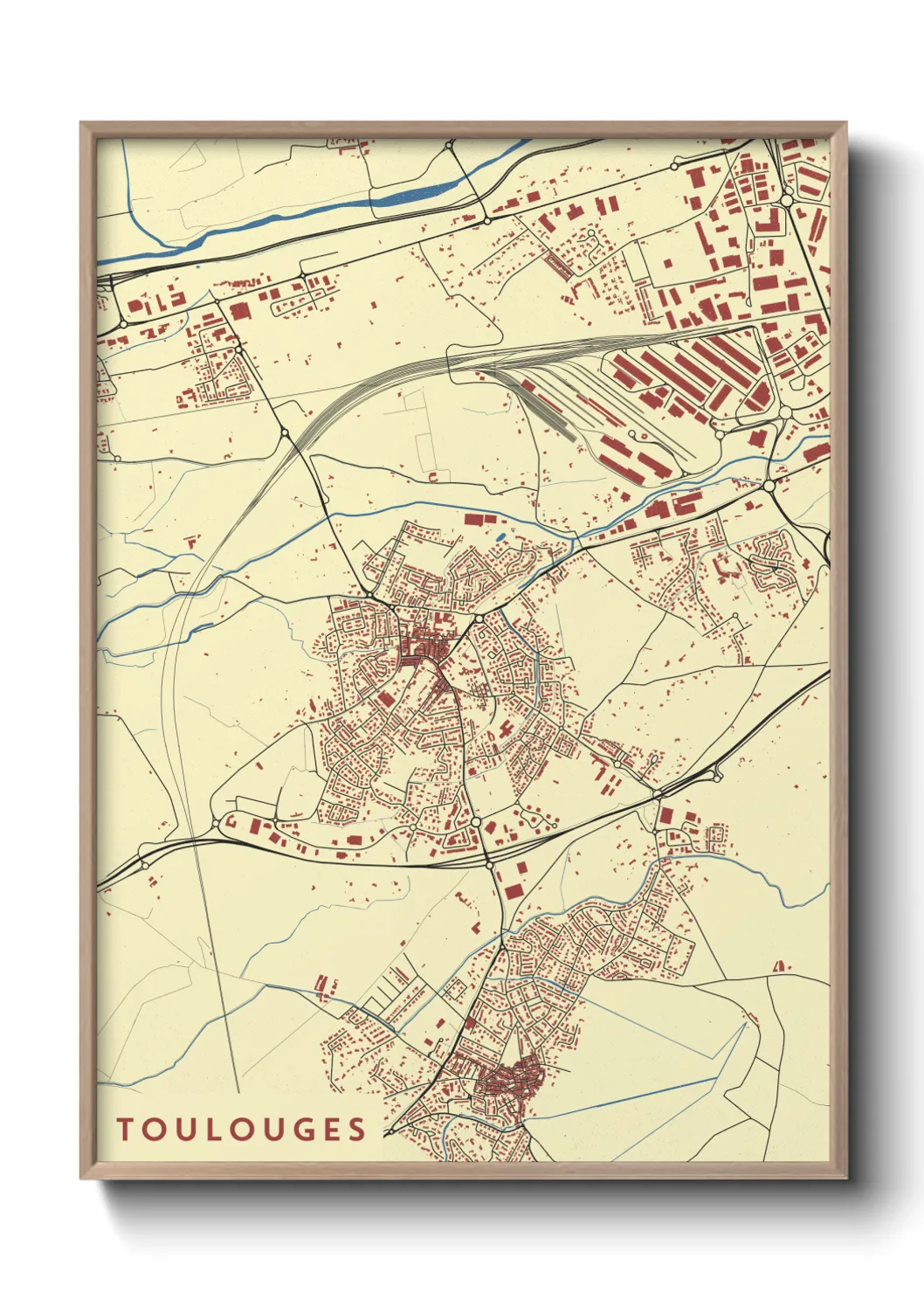 Un poster carteToulouges