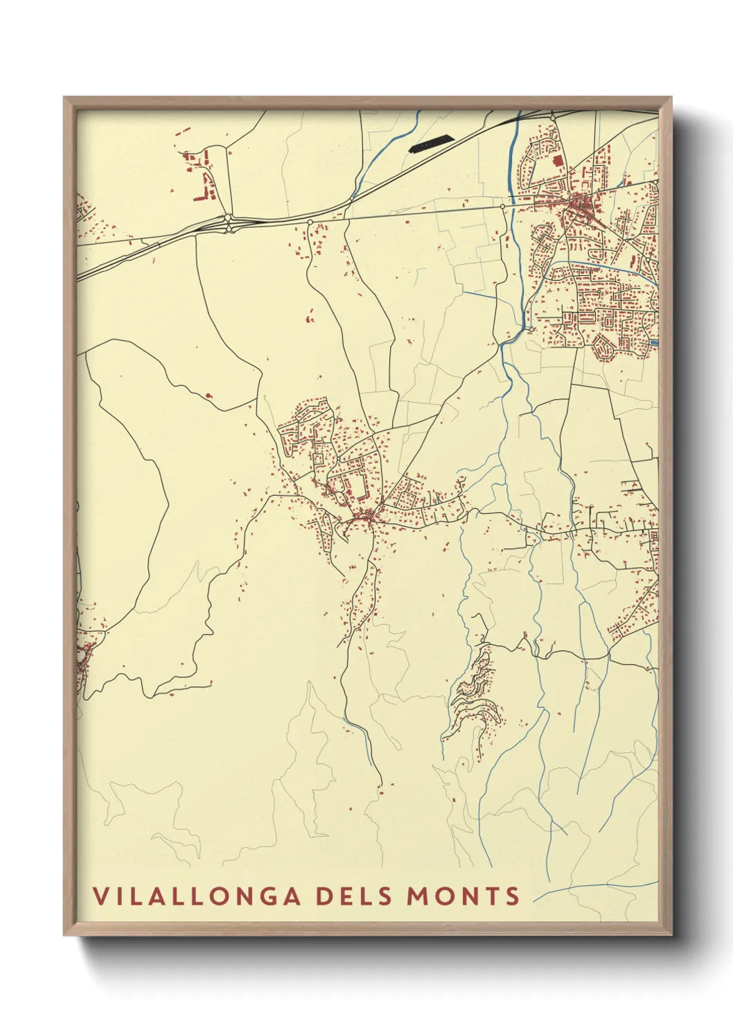 Un poster carteVilallonga dels Monts