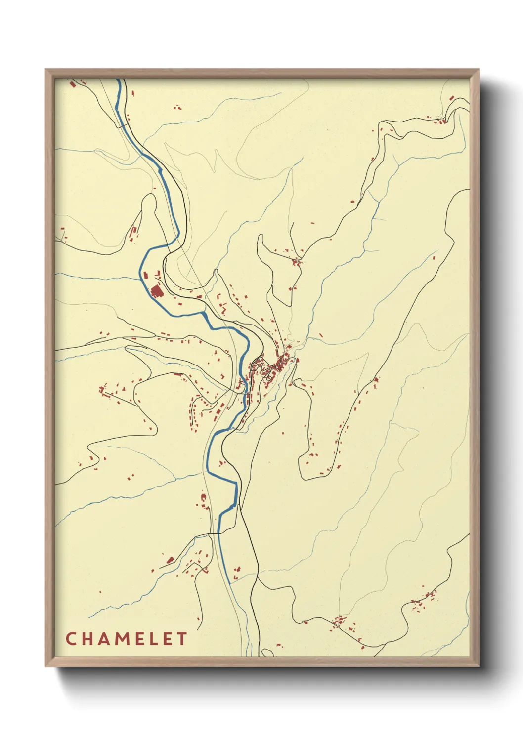 Un poster carteChamelet