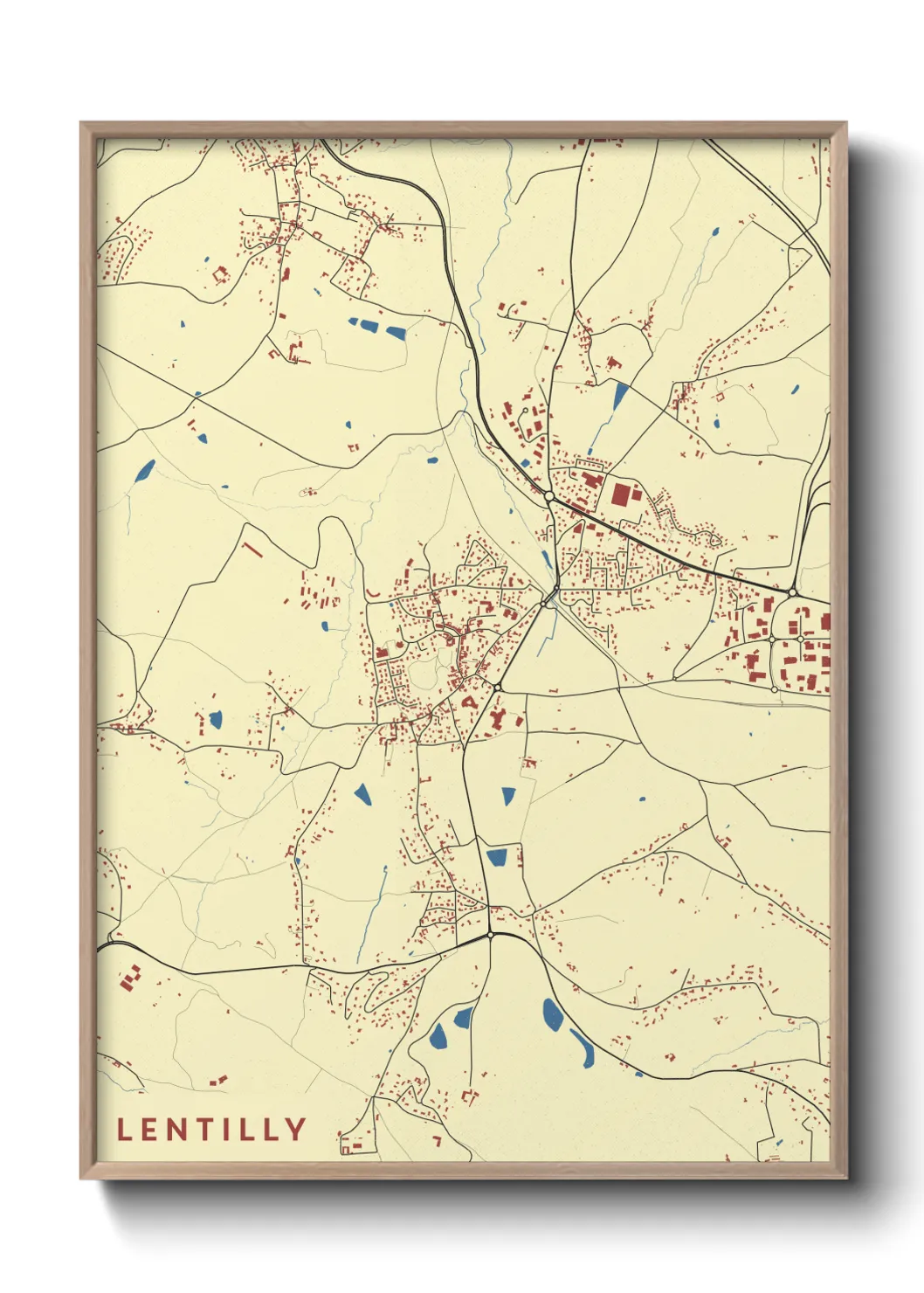 Un poster carteLentilly