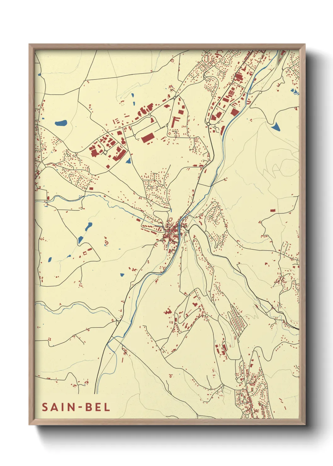 Un poster carteSain-Bel