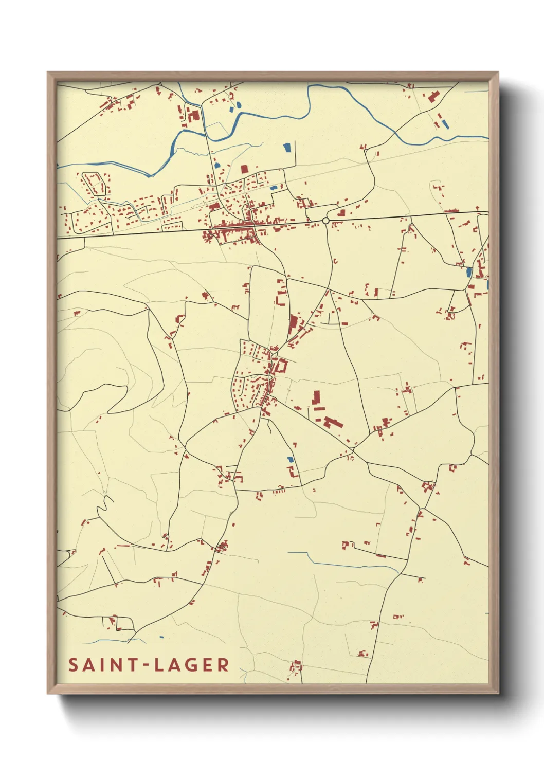 Un poster carteSaint-Lager