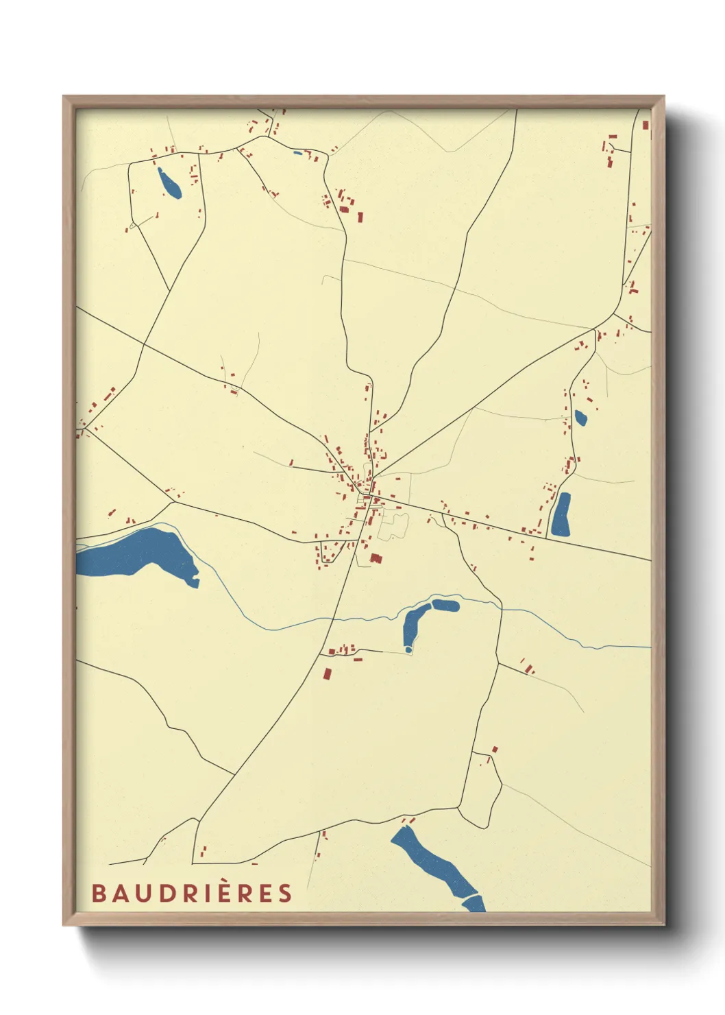 Un poster carteBaudrières