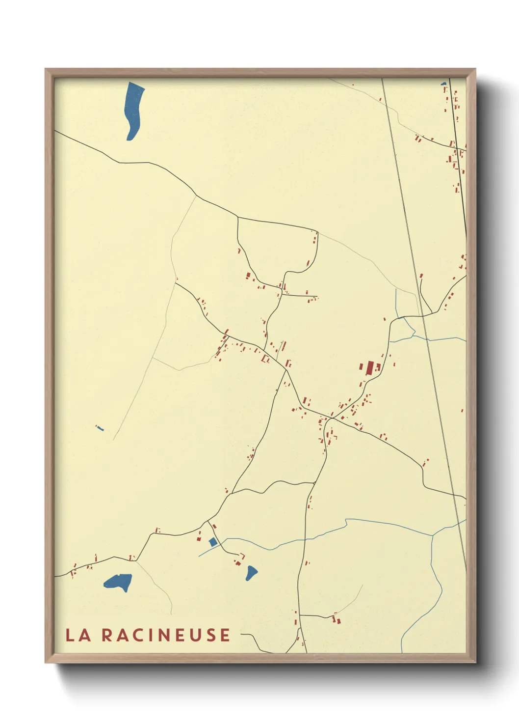 Un poster carteLa Racineuse