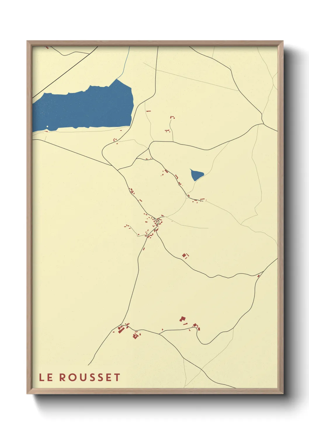 Un poster carteLe Rousset