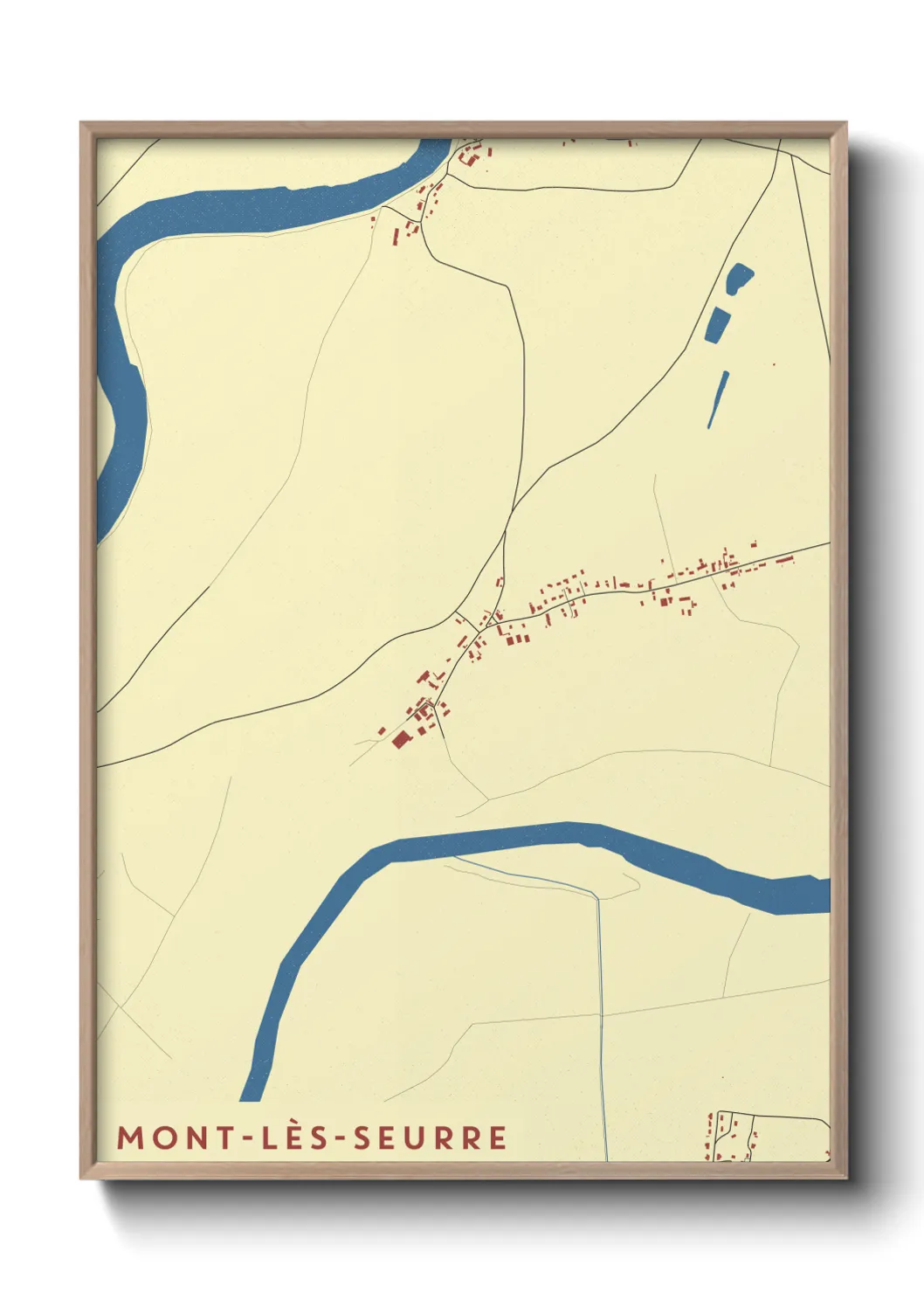 Un poster carteMont-lès-Seurre