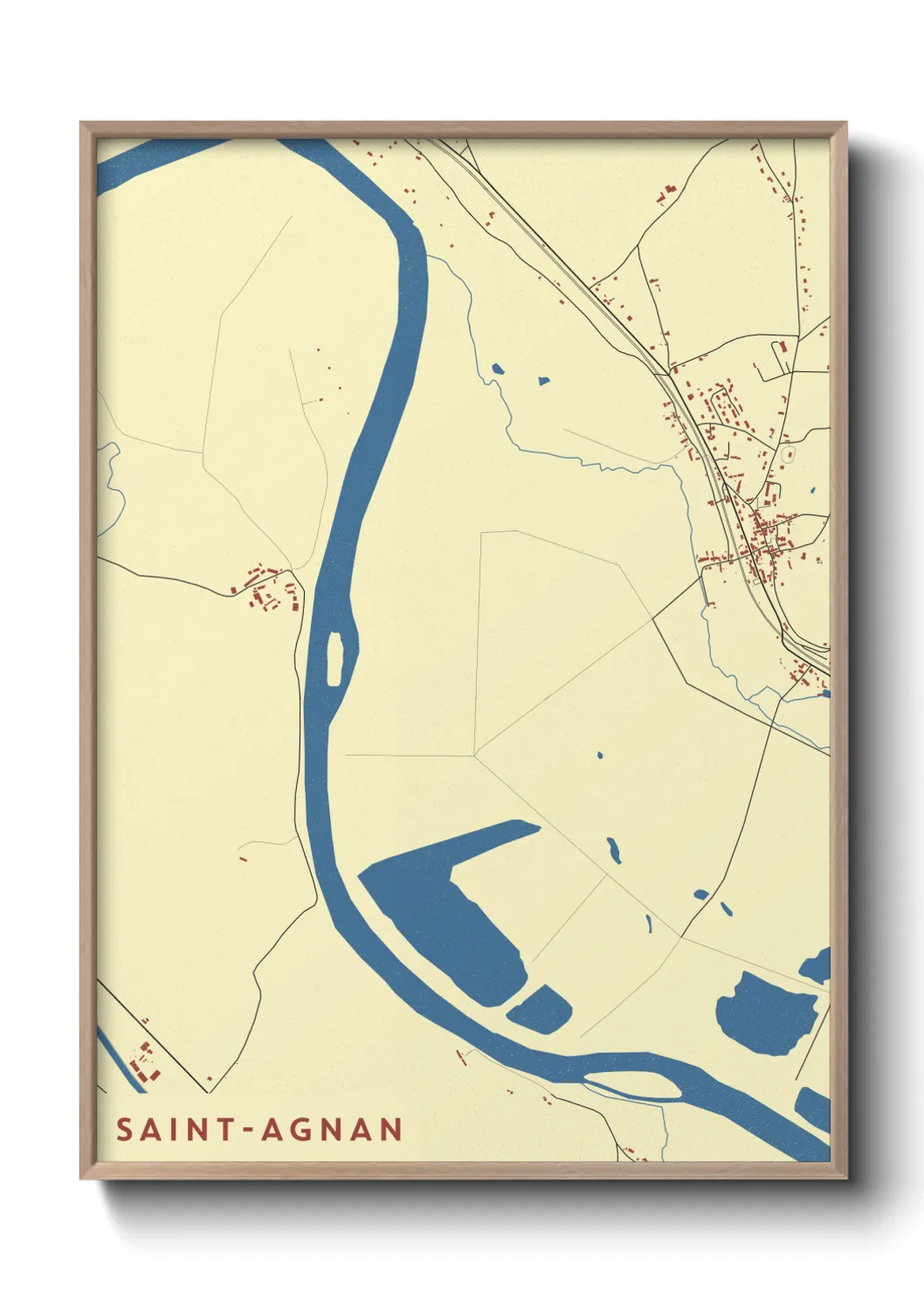 Un poster carteSaint-Agnan