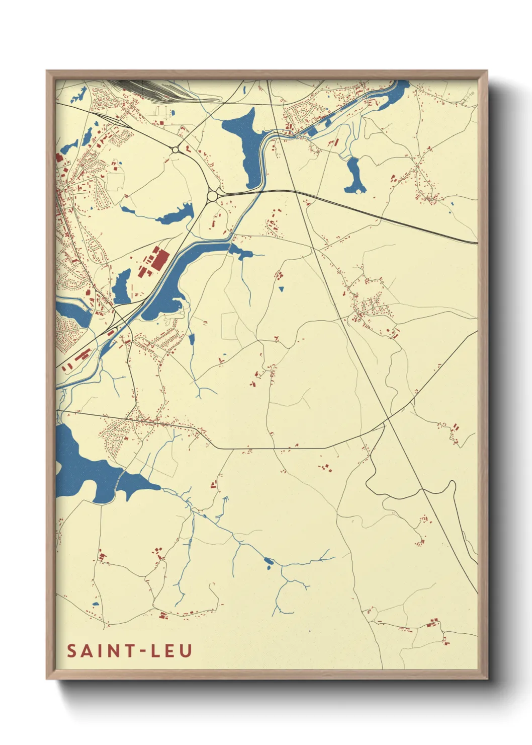 Un poster carteSaint-Leu