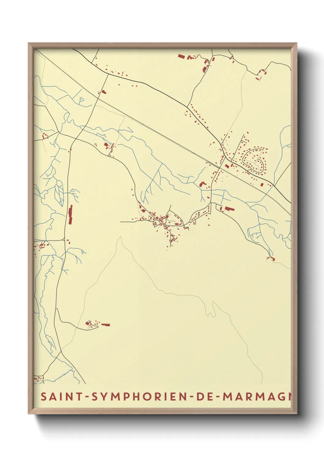 Un poster carteSaint-Symphorien-de-Marmagne