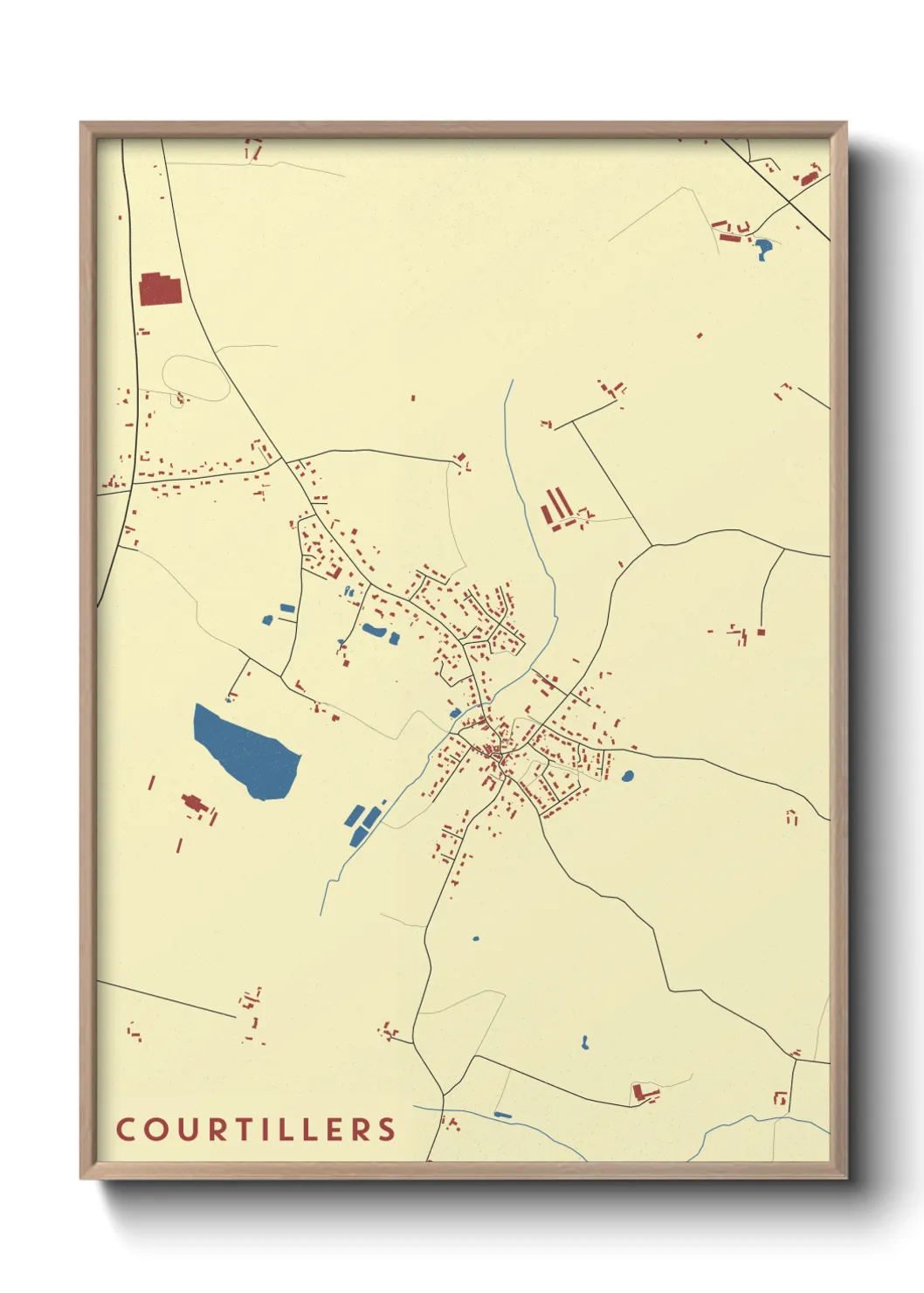 Un poster carteCourtillers