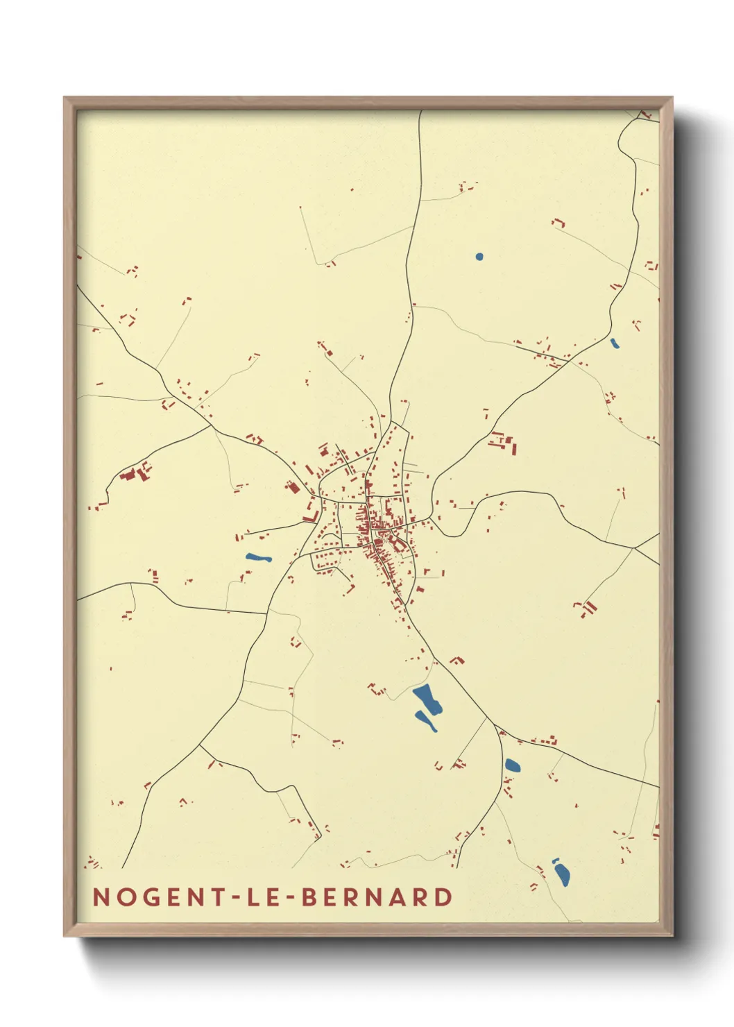 Un poster carteNogent-le-Bernard