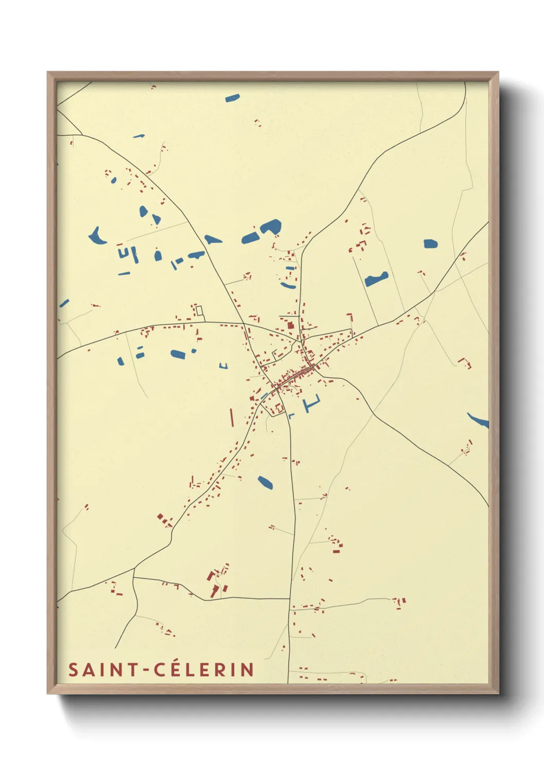 Un poster carteSaint-Célerin