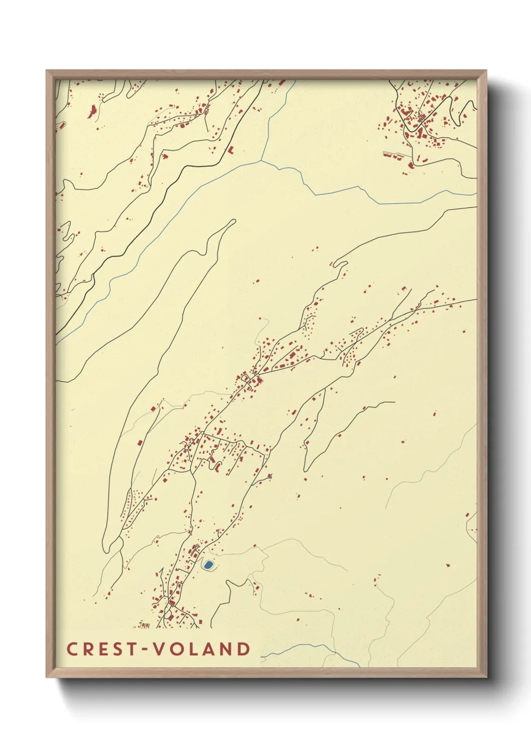 Un poster carteCrest-Voland