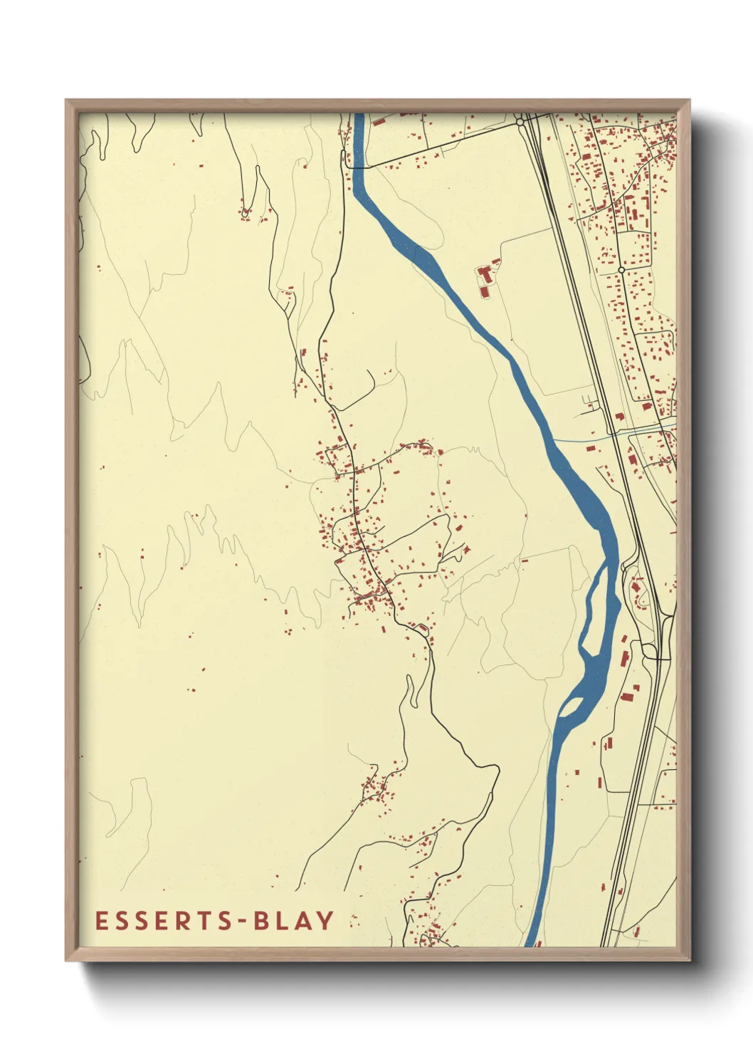 Un poster carteEsserts-Blay