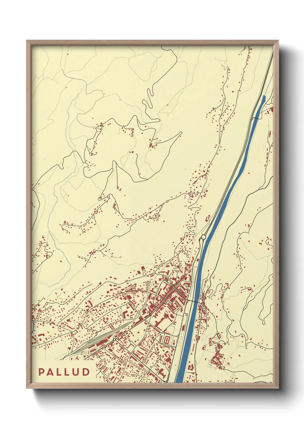 Un poster cartePallud