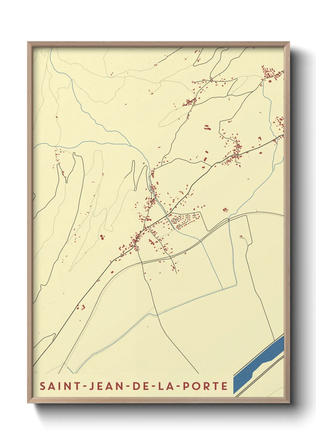 Un poster carteSaint-Jean-de-la-Porte