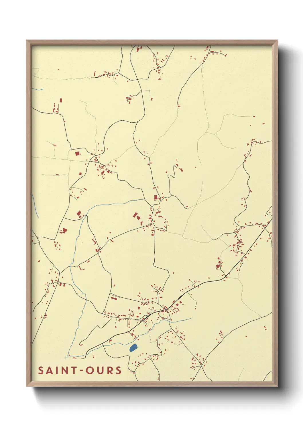 Un poster carteSaint-Ours