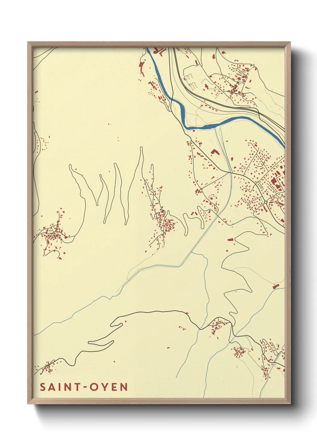 Un poster carteSaint-Oyen