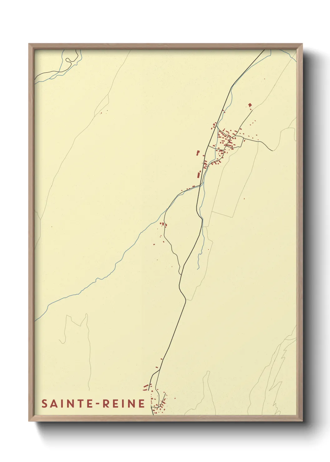 Un poster carteSainte-Reine