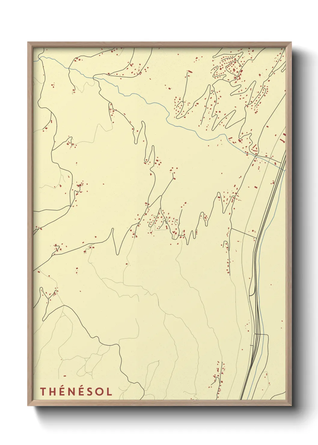 Un poster carteThénésol