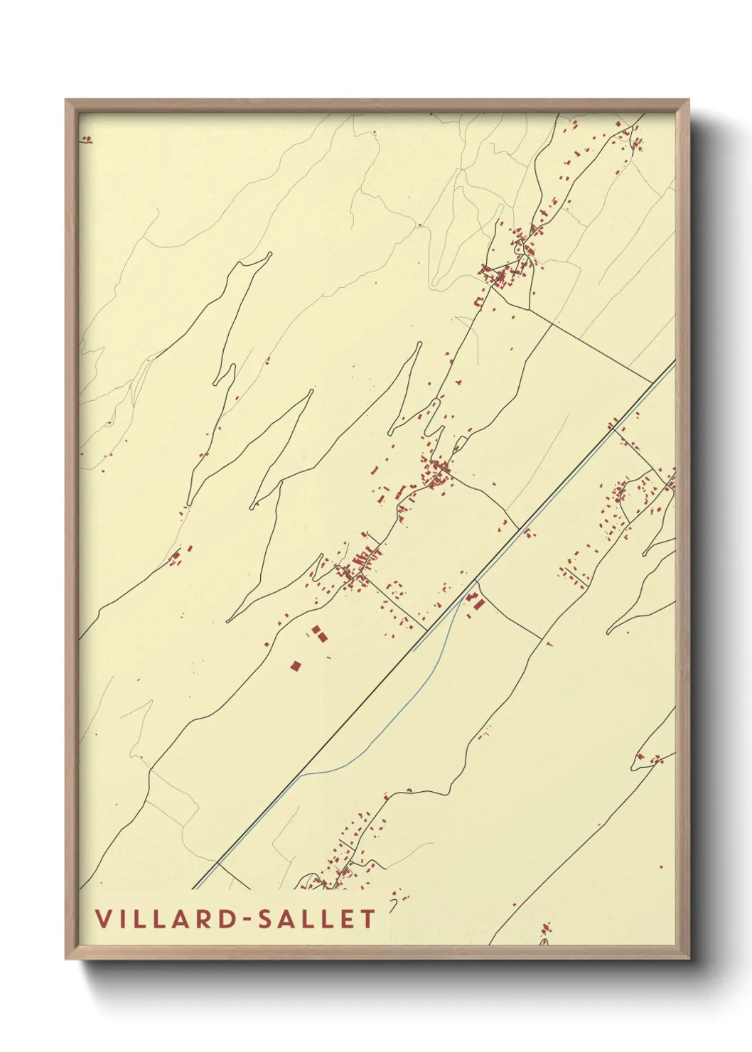 Un poster carteVillard-Sallet