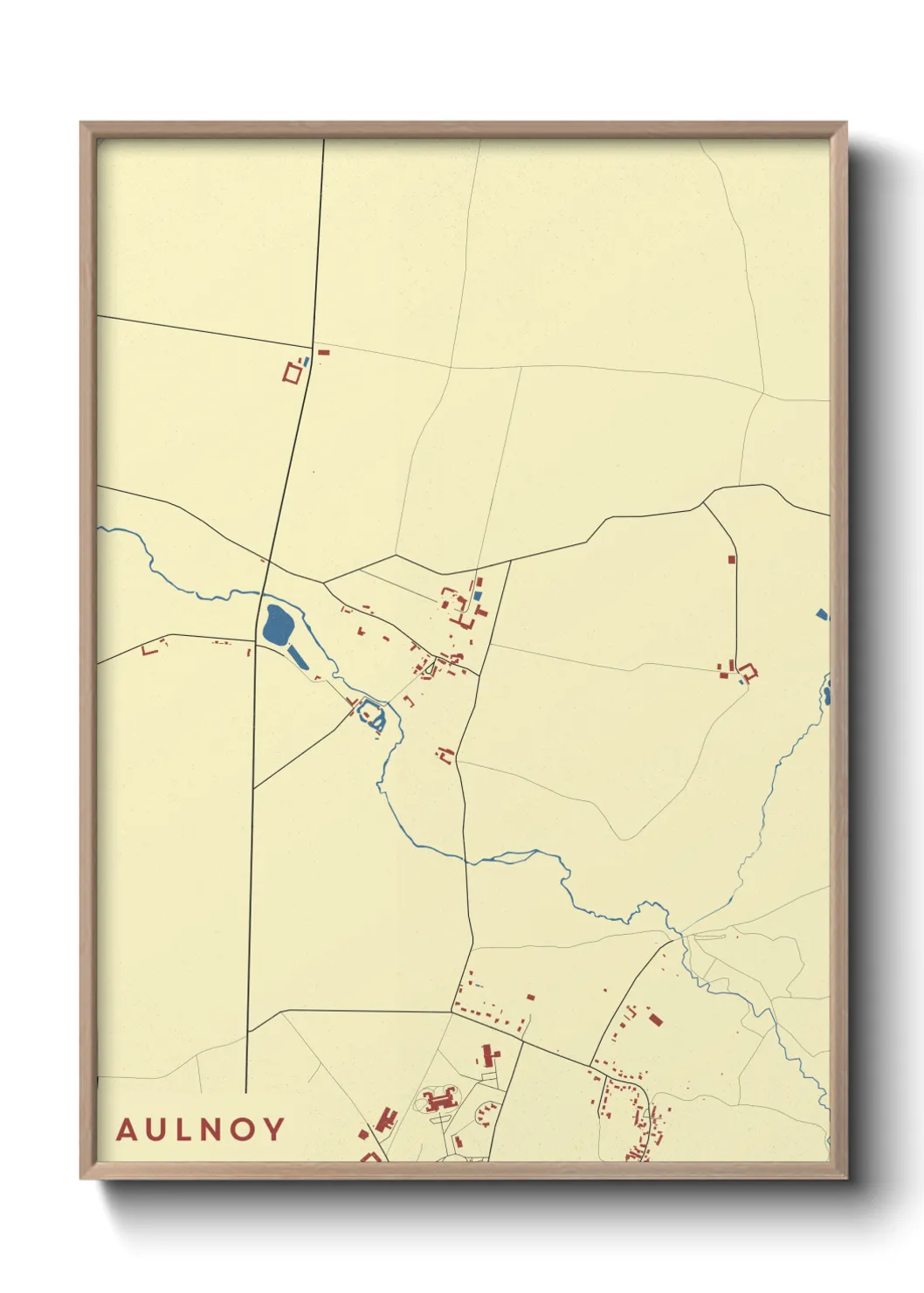Un poster carteAulnoy