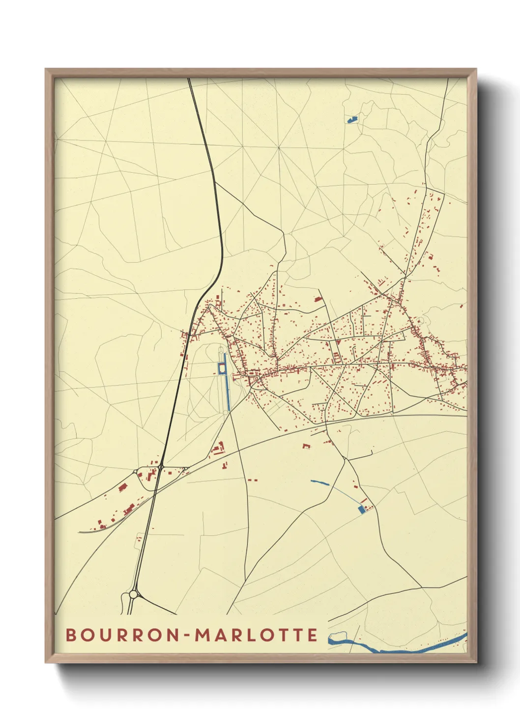 Un poster carteBourron-Marlotte