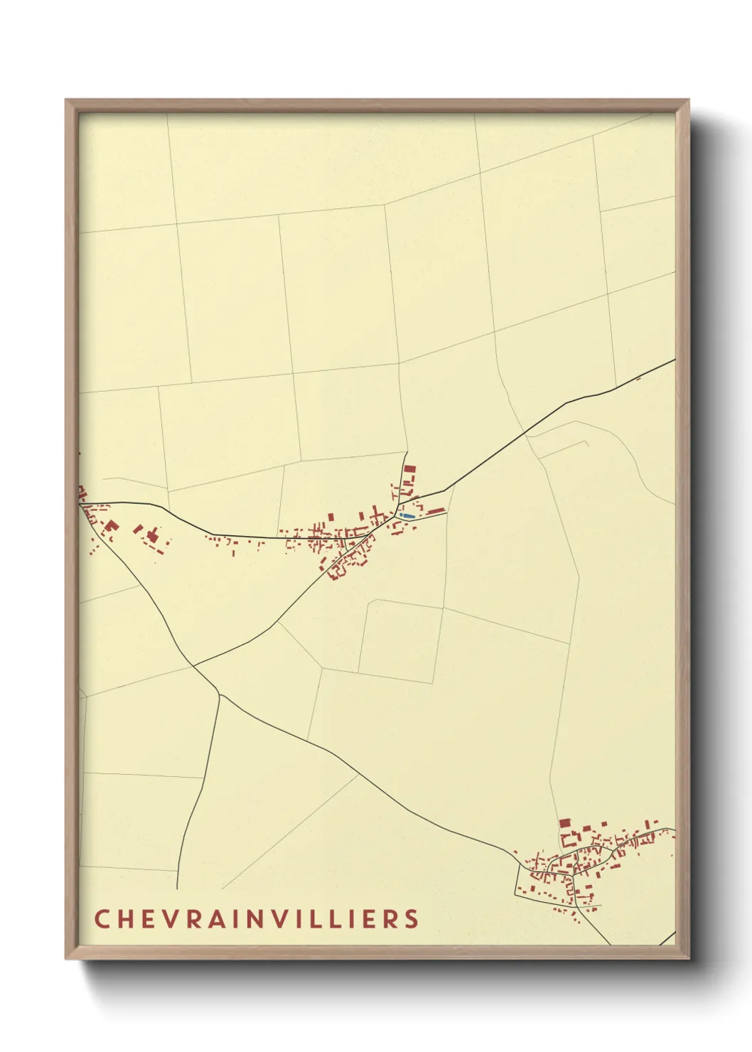 Un poster carteChevrainvilliers