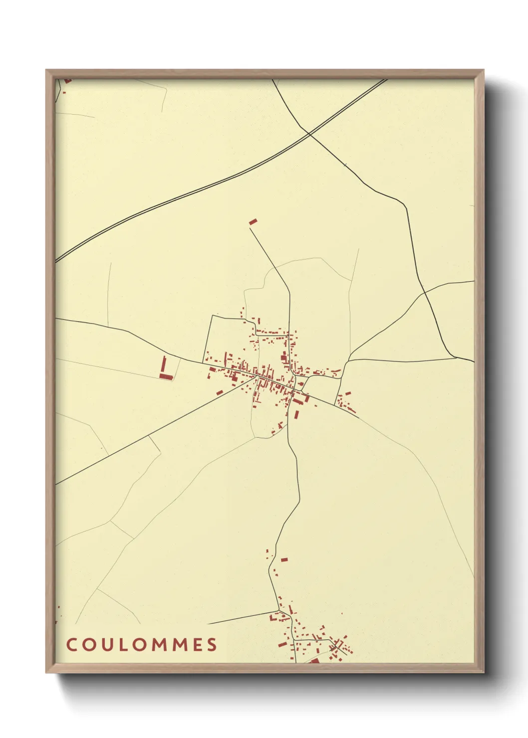 Un poster carteCoulommes