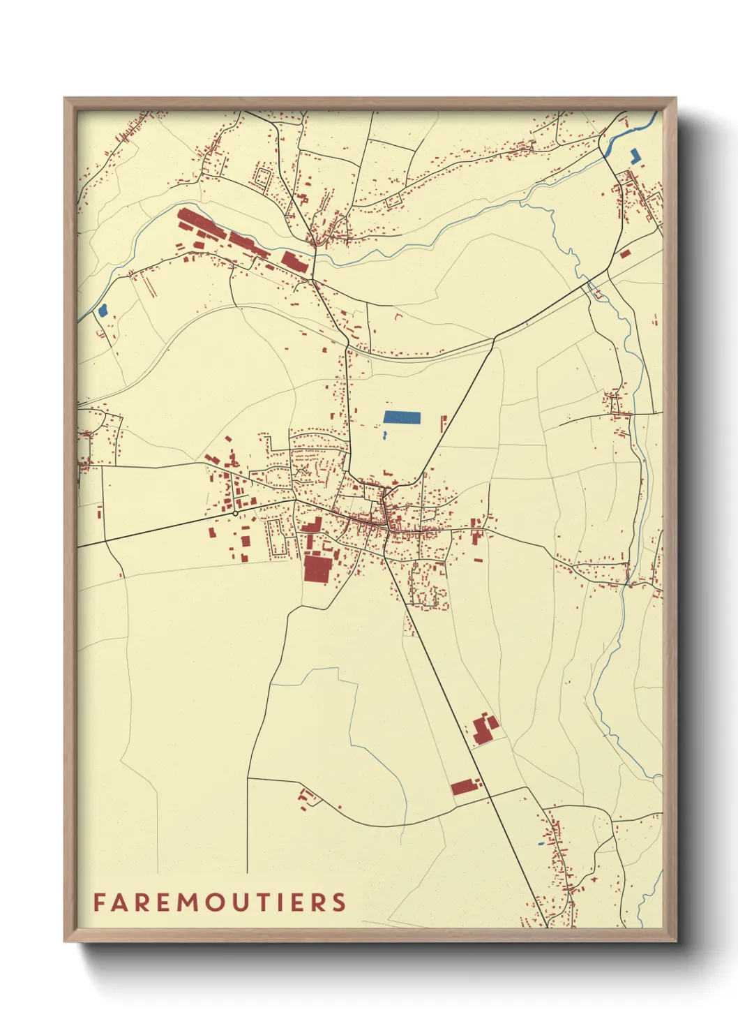 Un poster carteFaremoutiers