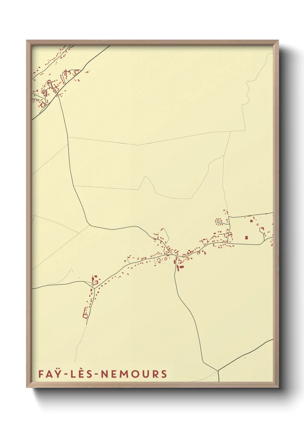 Un poster carteFaÿ-lès-Nemours