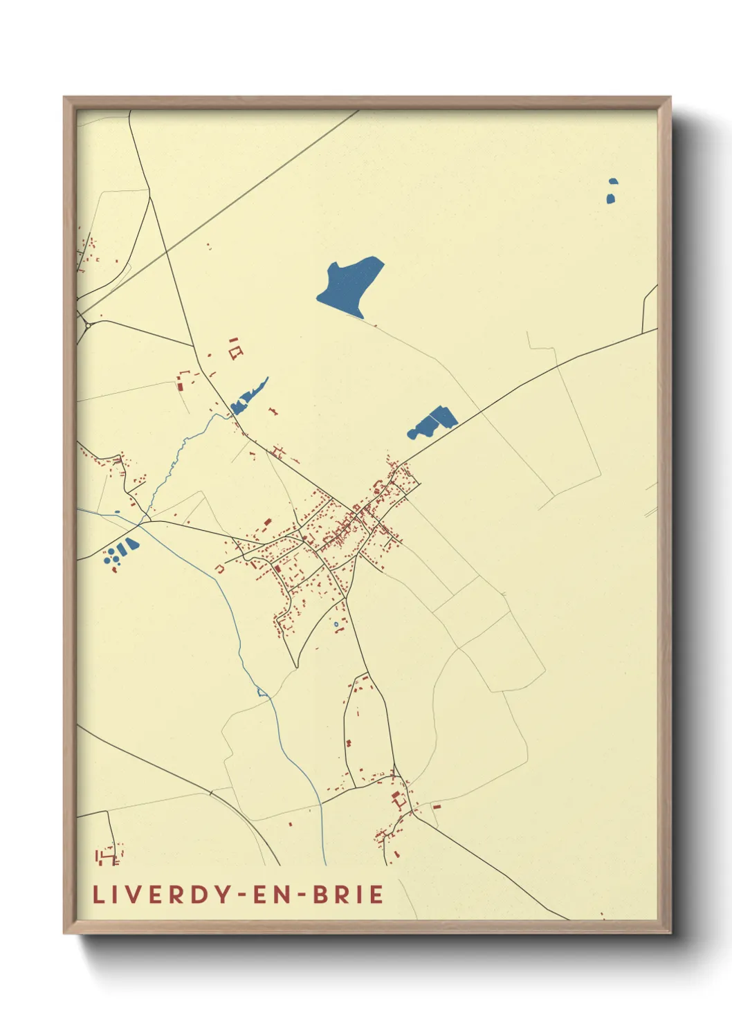 Un poster carteLiverdy-en-Brie
