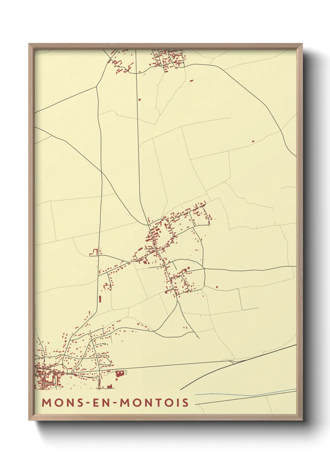 Un poster carteMons-en-Montois