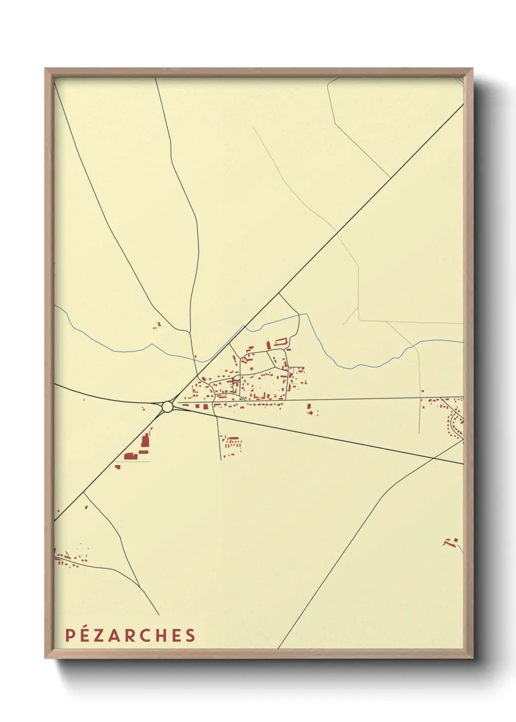 Un poster cartePézarches