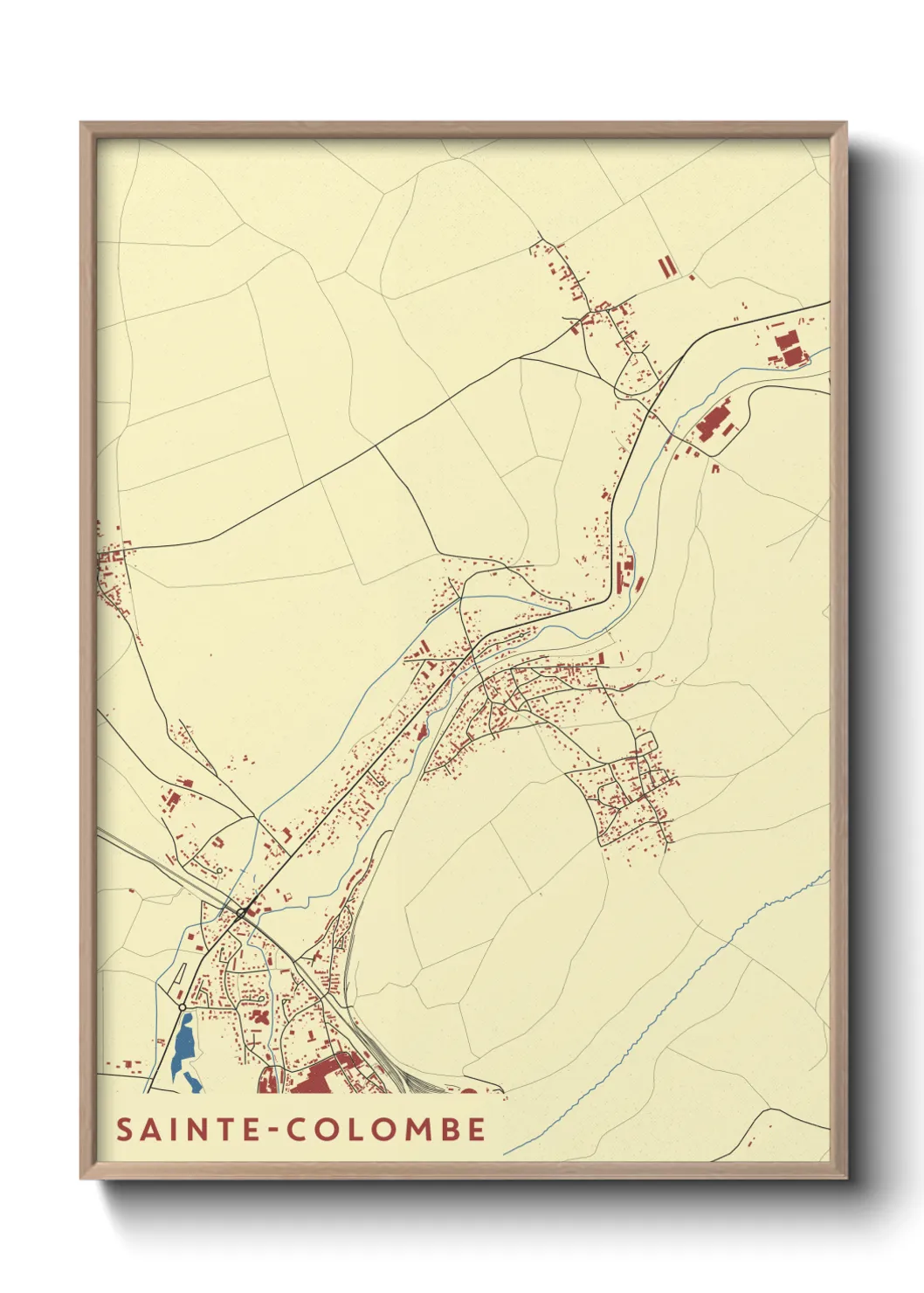 Un poster carteSainte-Colombe