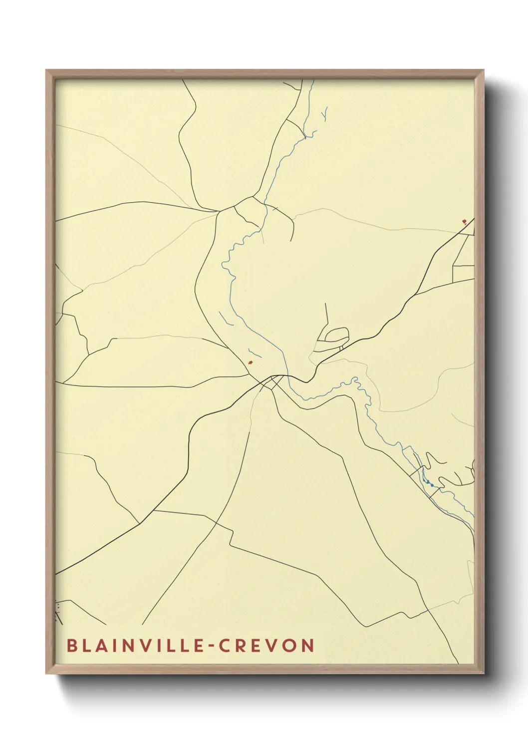 Un poster carteBlainville-Crevon