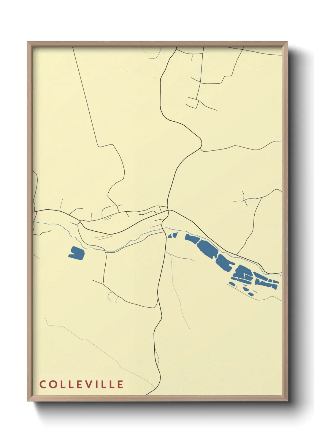 Un poster carteColleville