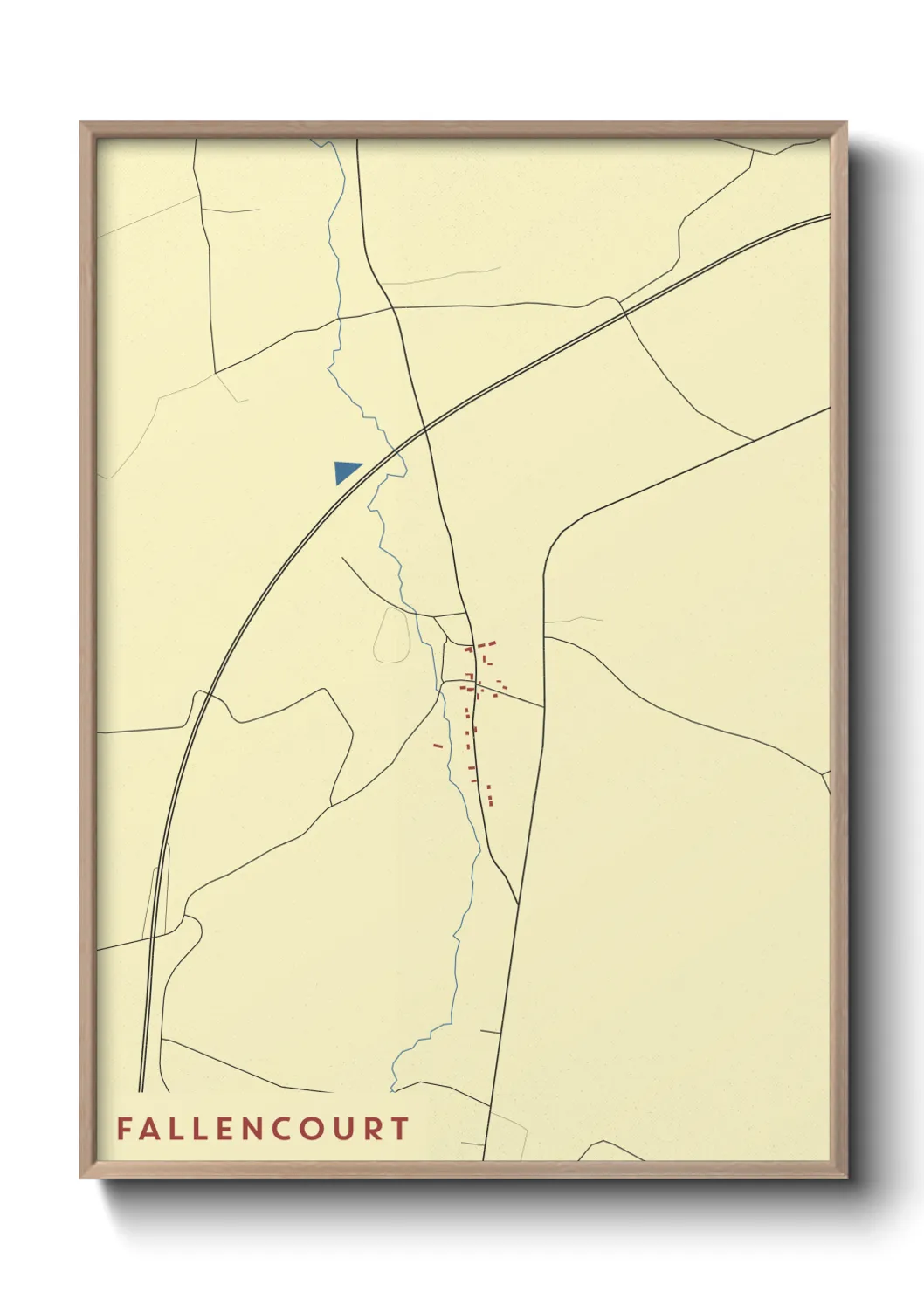 Un poster carteFallencourt