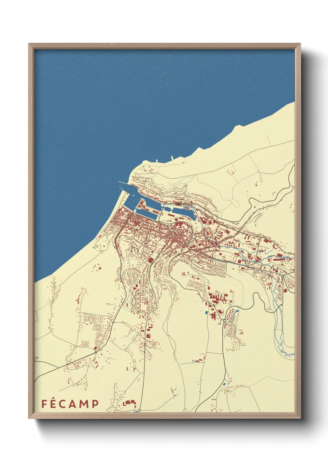 Un poster carteFécamp