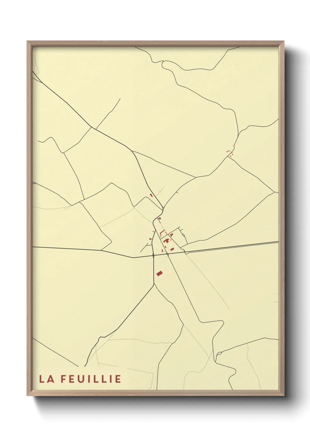 Un poster carteLa Feuillie