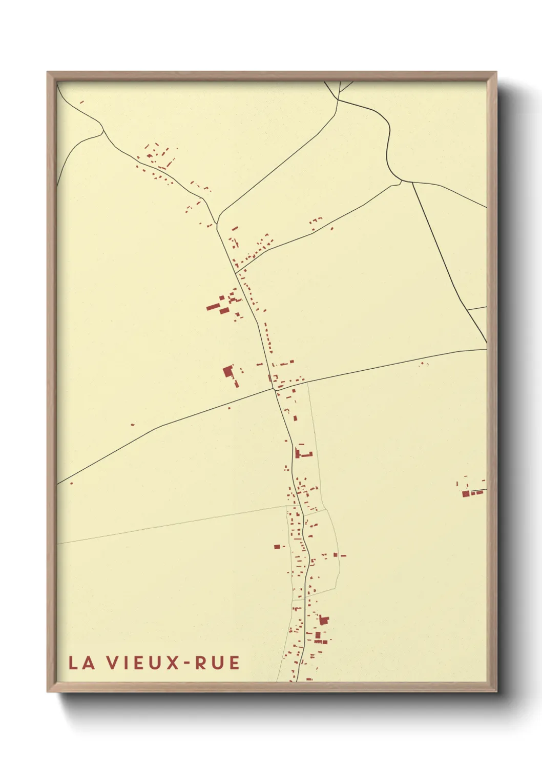 Un poster carteLa Vieux-Rue