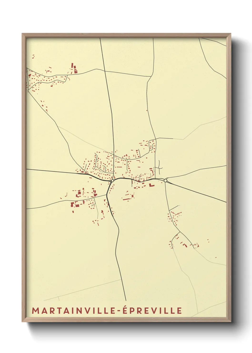 Un poster carteMartainville-Épreville