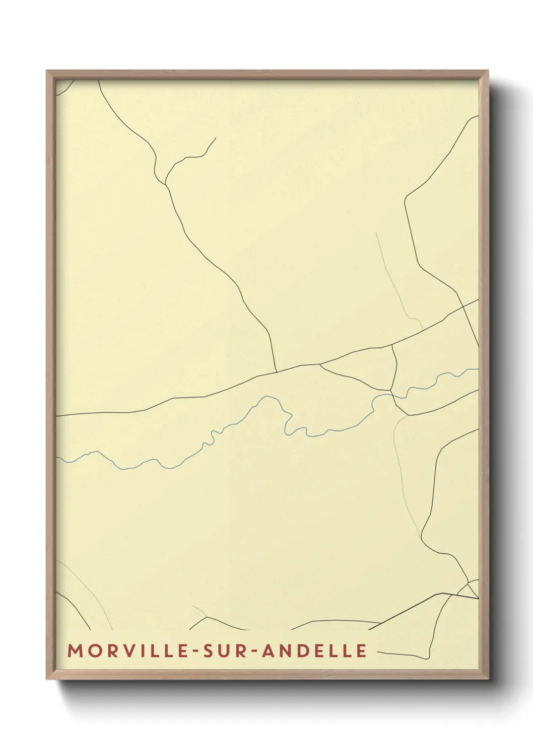 Un poster carteMorville-sur-Andelle