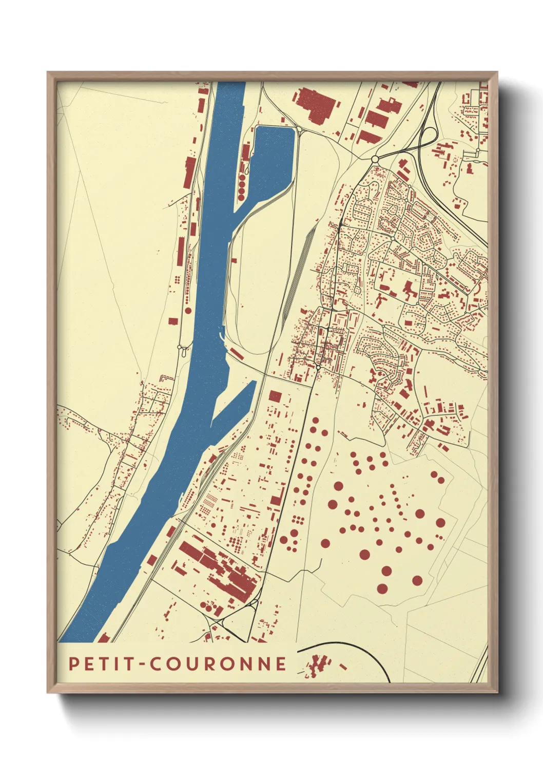 Un poster cartePetit-Couronne