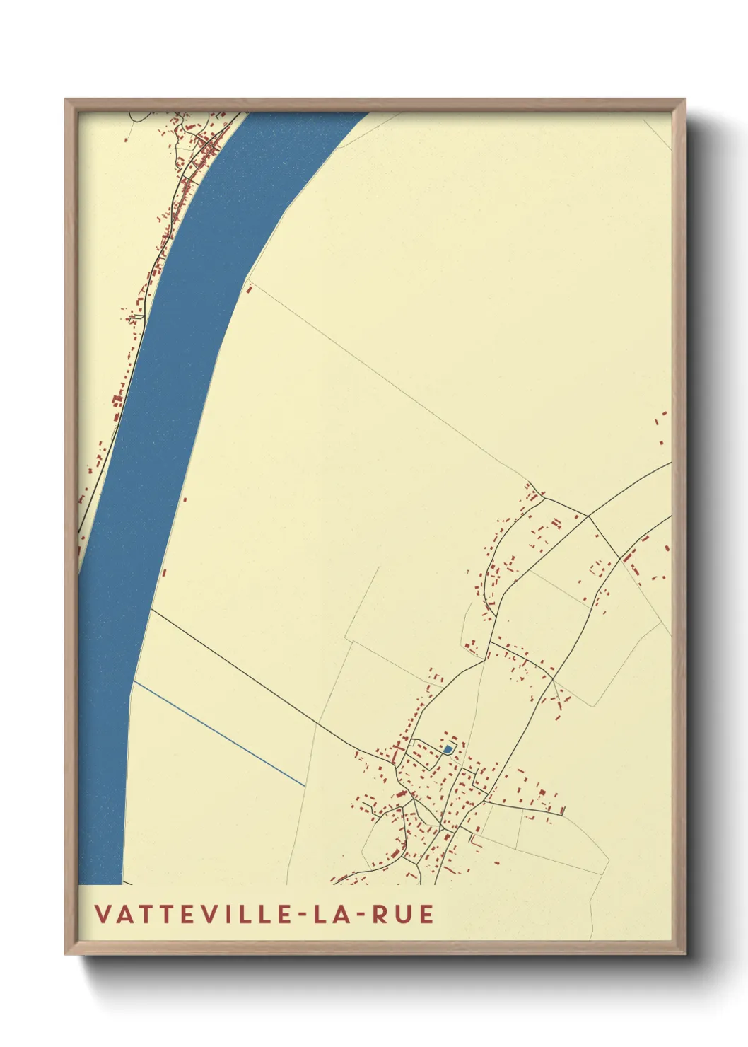 Un poster carteVatteville-la-Rue