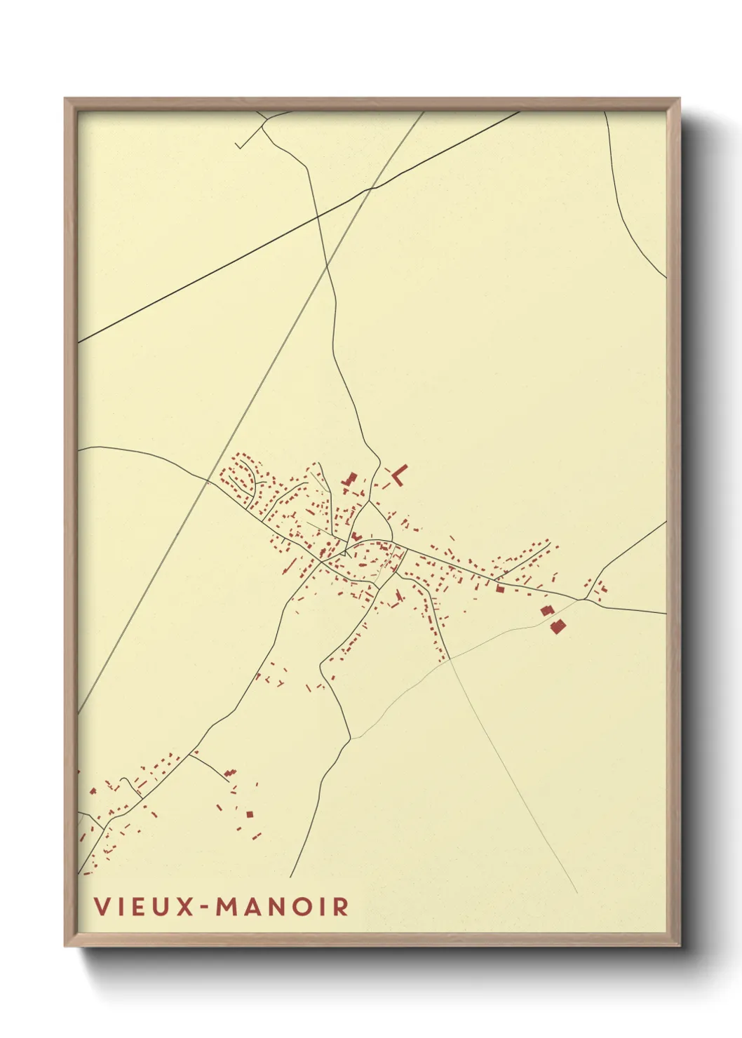 Un poster carteVieux-Manoir
