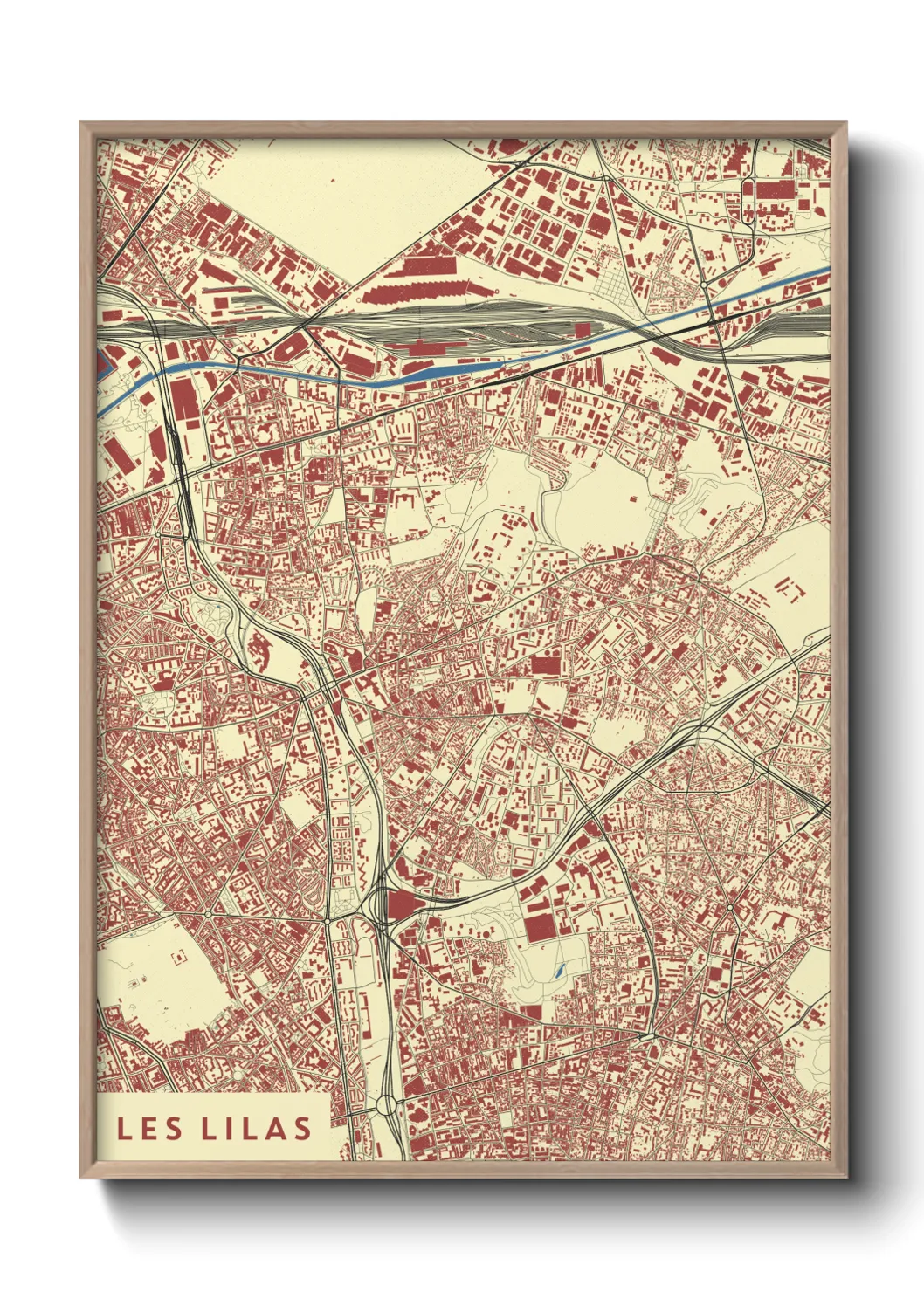 Un poster carteLes Lilas