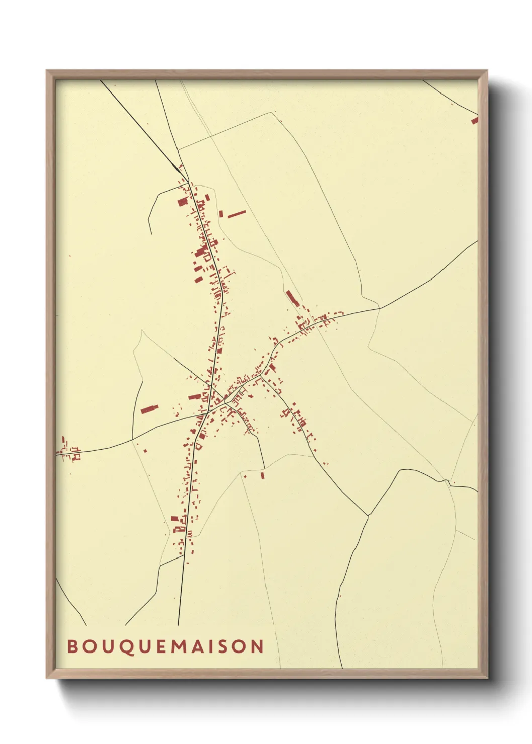 Un poster carteBouquemaison