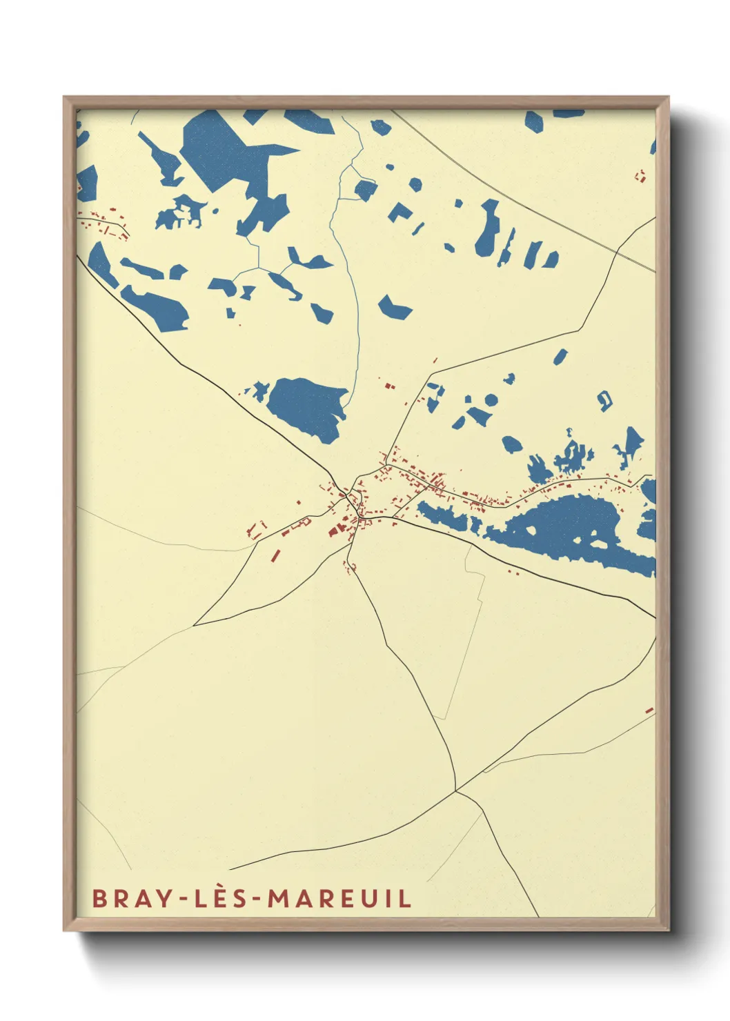 Un poster carteBray-lès-Mareuil
